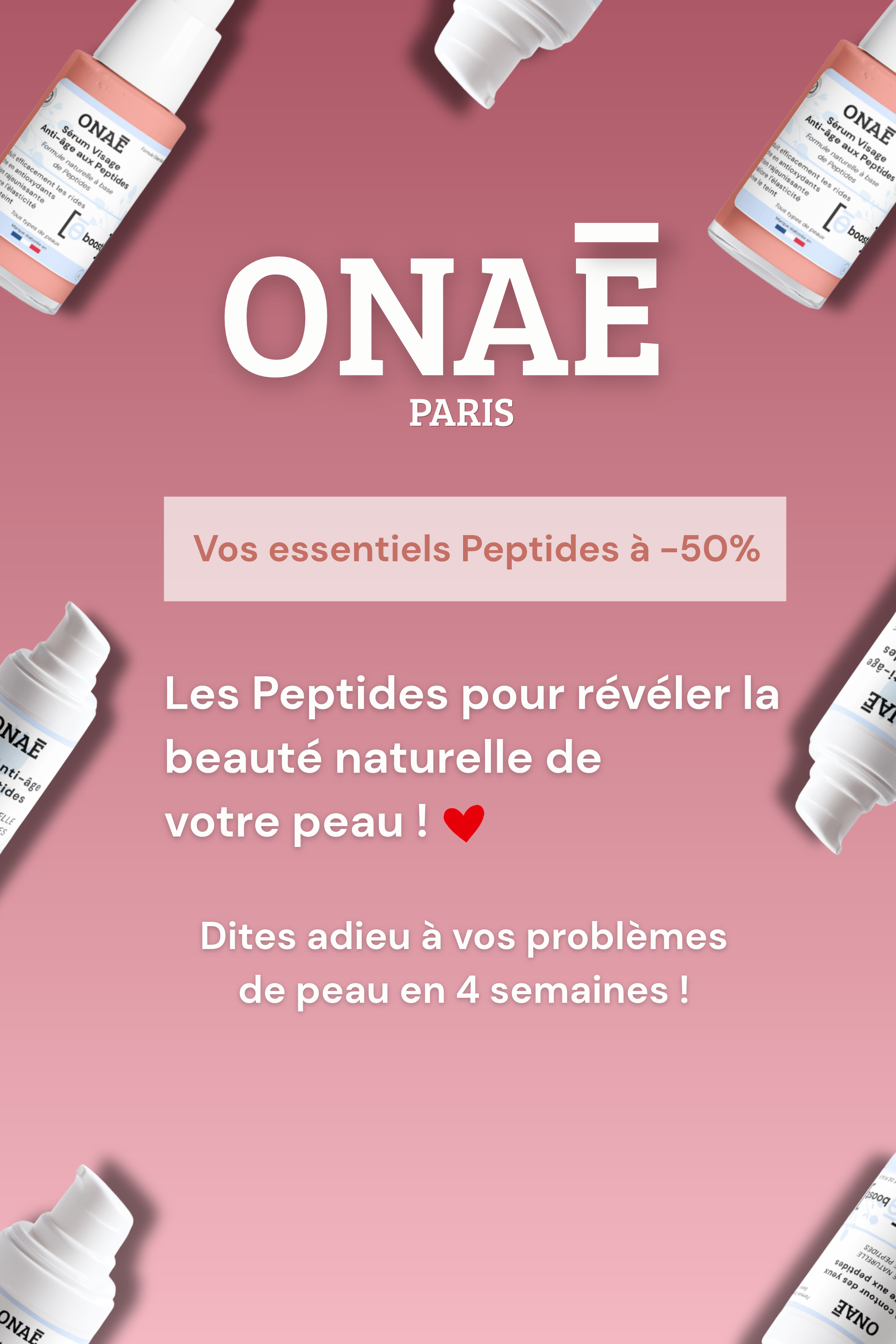 Onaé — les Peptides pour révéler la beauté naturelle de votre peau